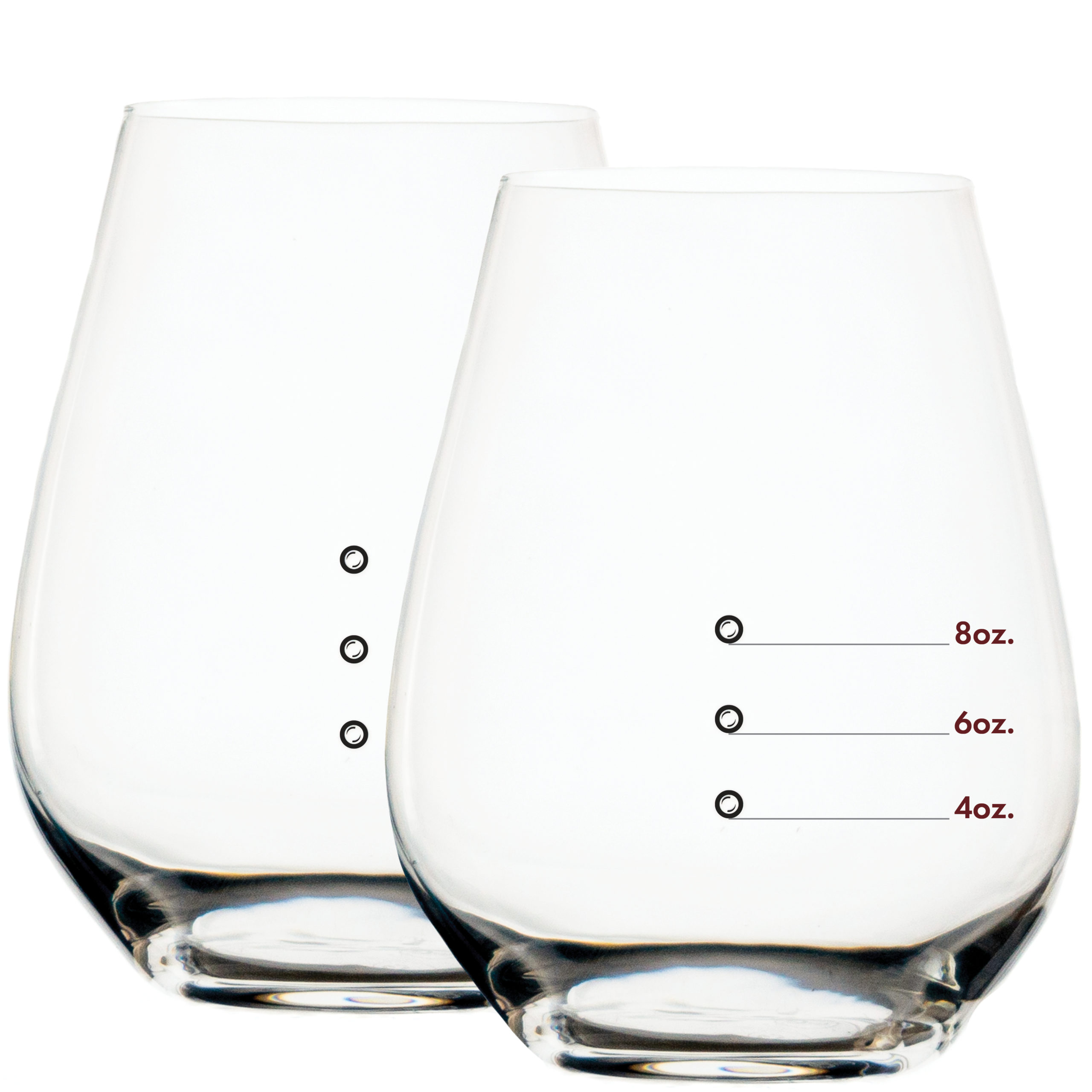 Sold as One Glass Discrete Markings of 4 oz Guiding Lines Portion Control Tempered Glass for Blood Sugar Level Control Stylish 10 oz Beverage Drinking Glass