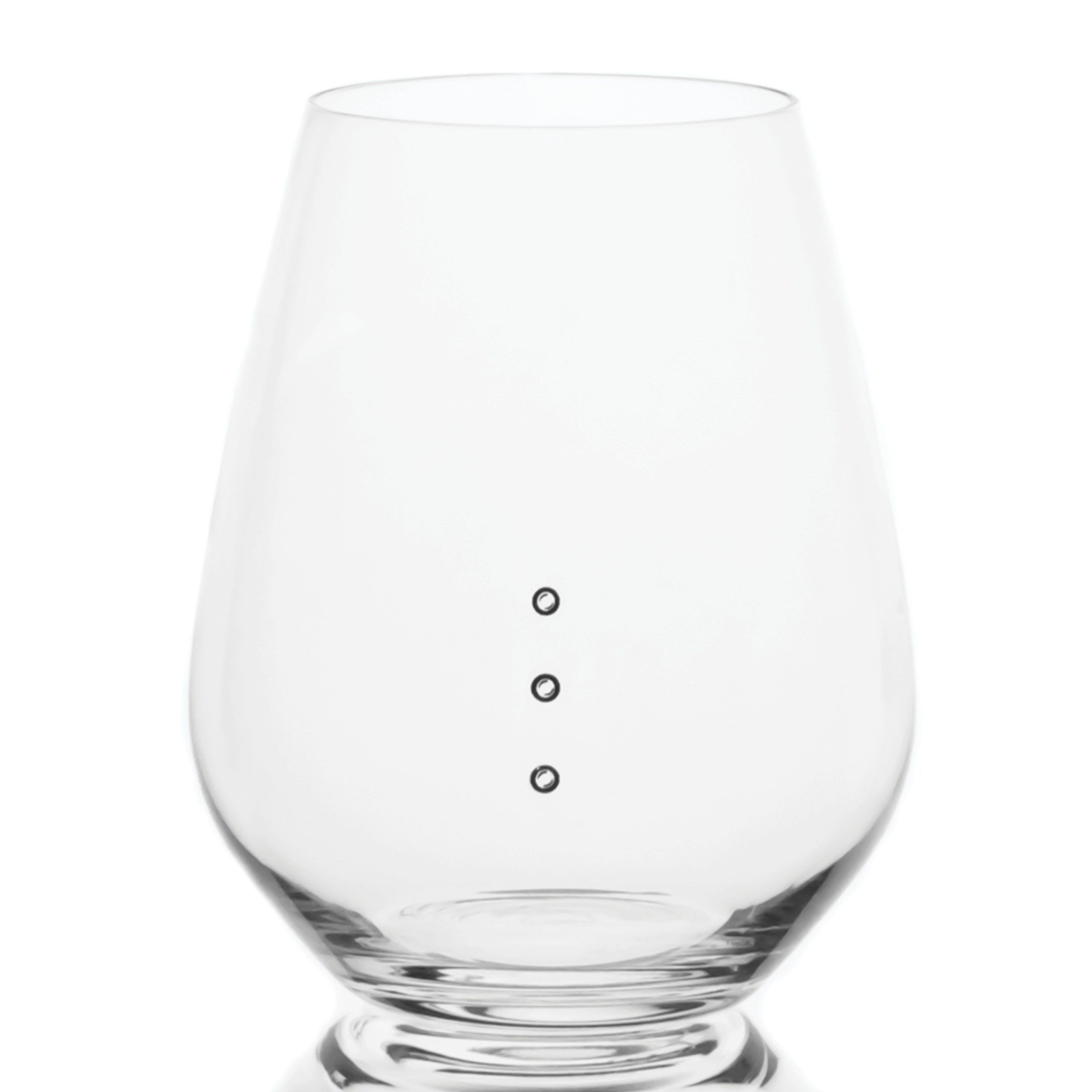 Premium Stemless Measuring Wine Glass